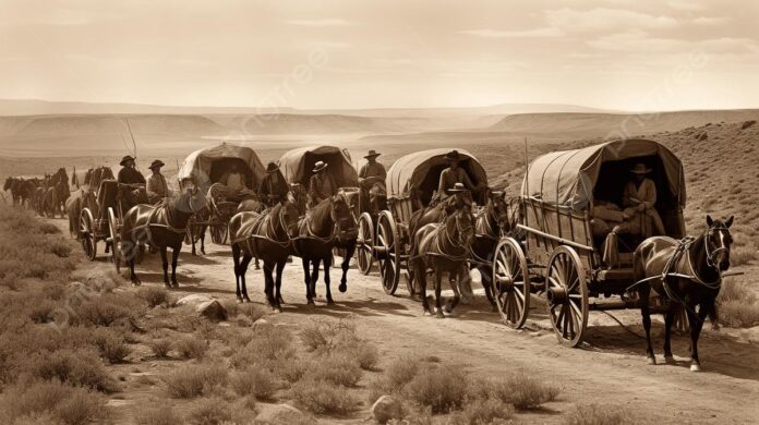 Wagon train Image: ar.inspiredpencil.com