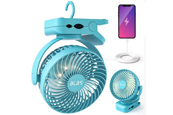 BLBS USB rechargeable camping fan