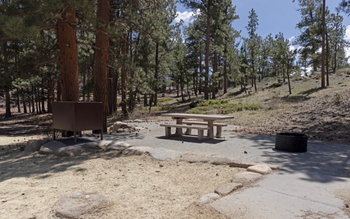 Rocky Mountain National Park campsite