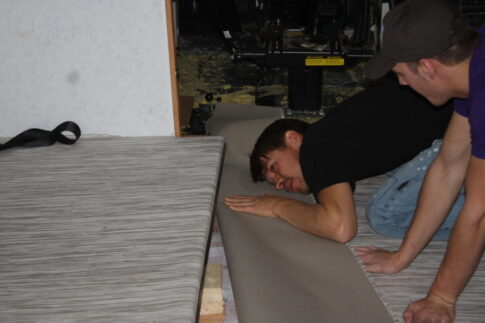 Slide flooring