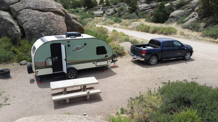 campers threatened at Colorado campsite