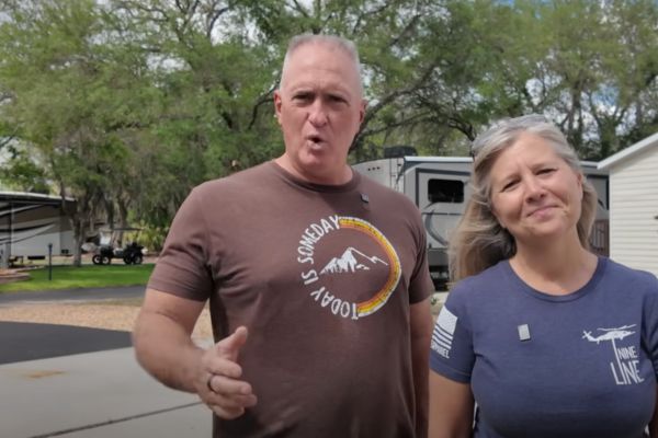 The Today is Someday team on their RV lot