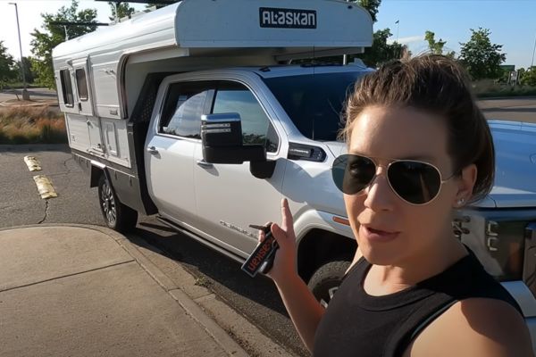 Alaskan truck camper and That RV Girl