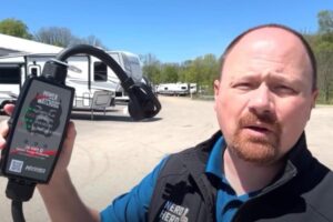 RV electrical system surge protector and Josh the RV Nerd