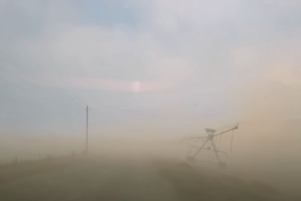 RV weather hazards - sand storm
