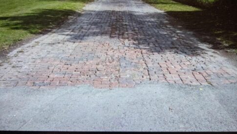 Old brick from the Lincoln Highway Image: Down the Road
