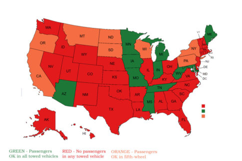 state laws for RV passengers