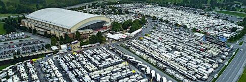 Hershey RV Show drone photo