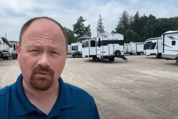 Josh Winters discussing vehicle wheelbase and RV towing.