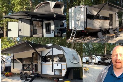 Josh the RV Nerd with the new 2026 Ember RVs
