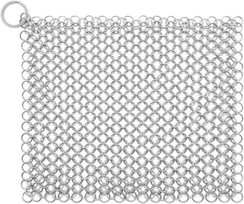 Chainmail to keep debris out of roof drain Amazon image