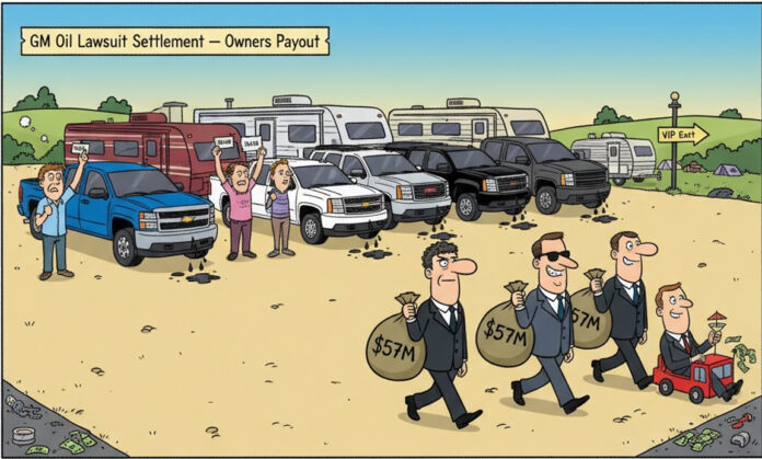 GM oil lawsuit settlement