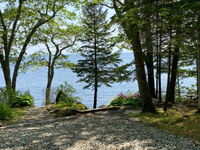 Megunticook Sea Swell campground; Maine's little Acadia state park Image: campmaine.com