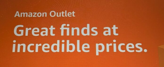 Amazon Outlet banner Image: Amazon website