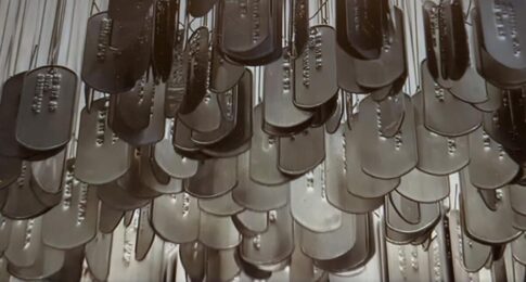Dog tags from the National Veterans Art Museum Image: NVAM