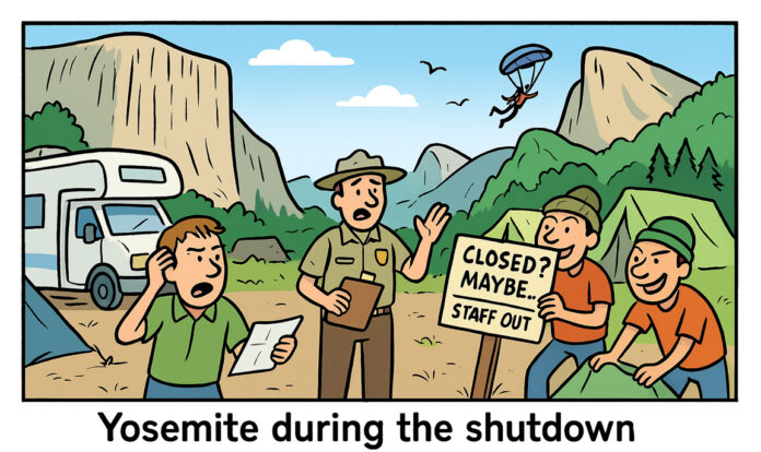Lawless Yosemite campers
