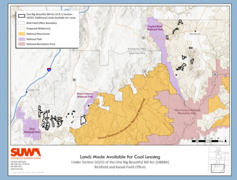 Coal leasing near Utah national parks