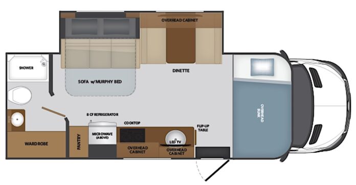 Fleetwood Insight 25M floorplan