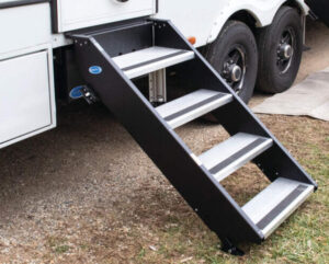 storage on outside entry stairs Image: MORryde