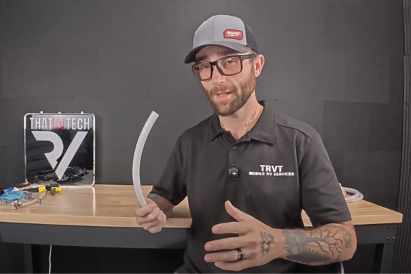 RV flexible plumbing repair