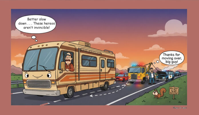 Slow Down Move Over laws for RVers
