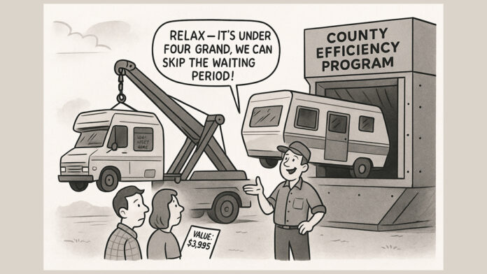 California RV towing law