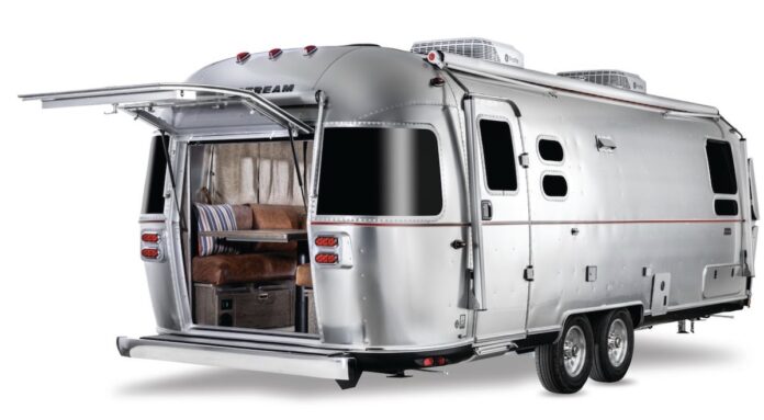 Airstream Stetson Travel Trailer open rear