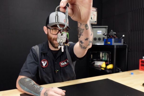 Rv tech with RV locks and keys