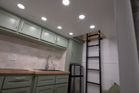 triple decker micro camper interior