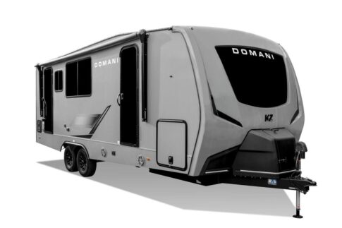 2026 Kz Rv Domani Dm241ml Travel Trailer Exterior Front 3 4 Door