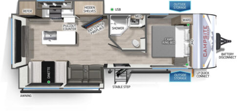 Forest River Campsite Ultra 25JT Image: FR