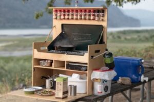 DIY chuck box project for off-grid cooking