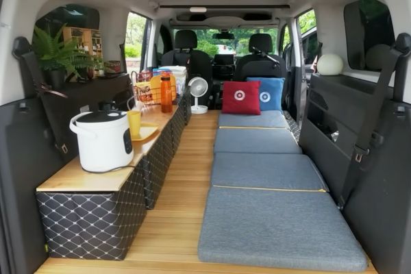DIY roll up wooden floor