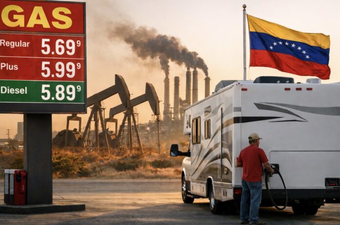 Venezuela gas station