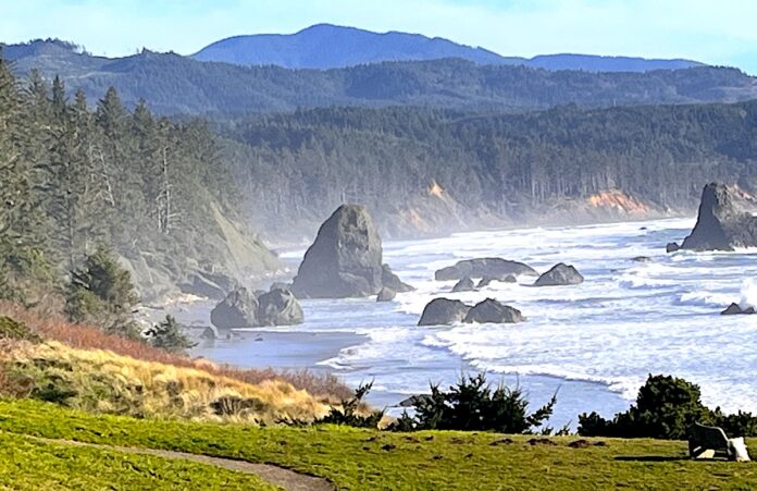 Oregon coast at Port Orford