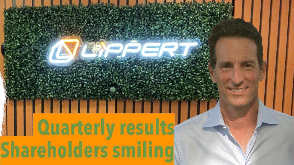 Beyond the headlines with Tony Barthel: Lippert is having a good year; and y’all are happy RVers