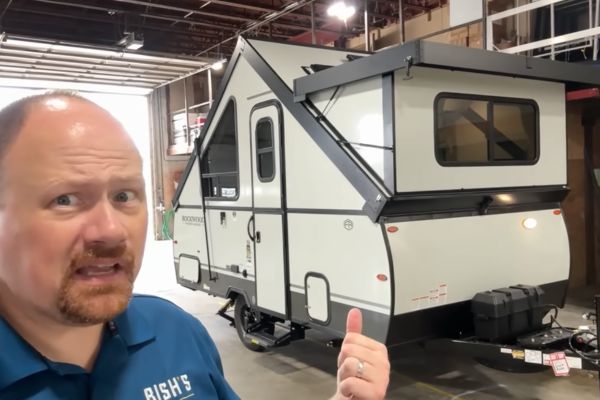 The versatile 2026 Rockwood A123RG A-frame pop-up—Nice!