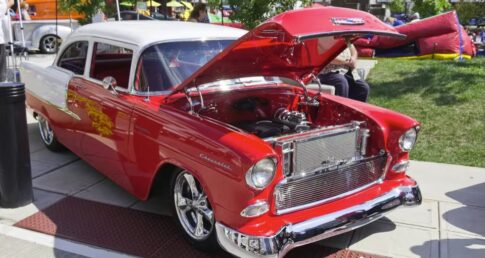 Classic car on Route 66