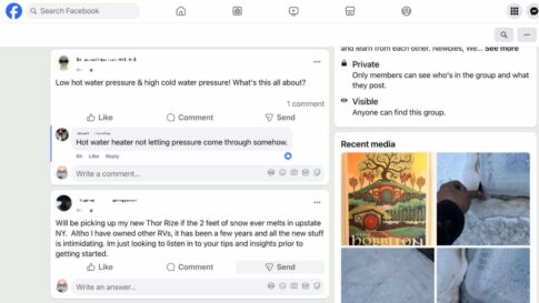 Questions about water heaters on social media