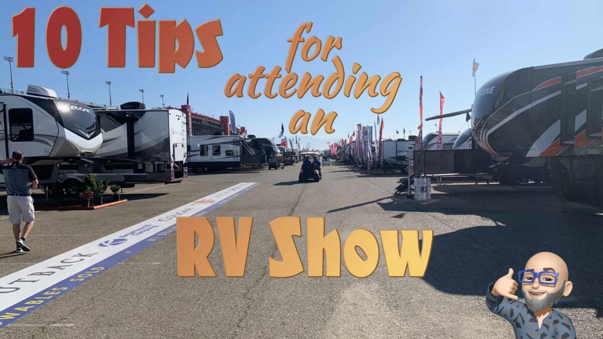 10 ideas for visiting an RV show: Prepare for battle