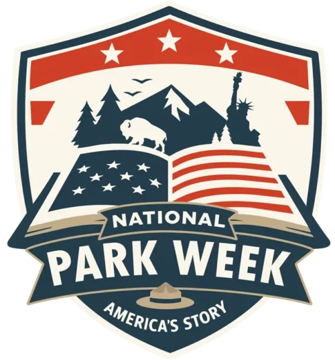 NPS National Park Week shield Image: NPS