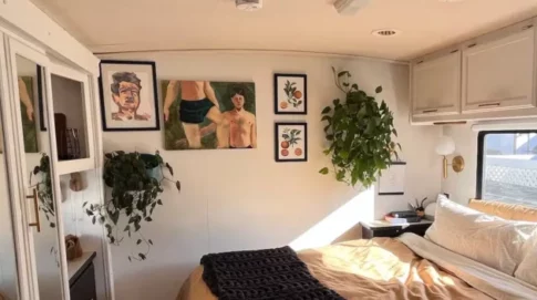 artwork and plants to refresh rv bedroom image: Worrells