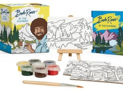 Bob Ross Mini Paint by Numbers Kit