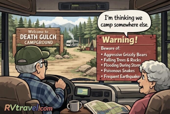 Tanner Toon, Dangerous campground