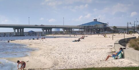 Ocean Springs MS beach Image: TigerDroppings.com