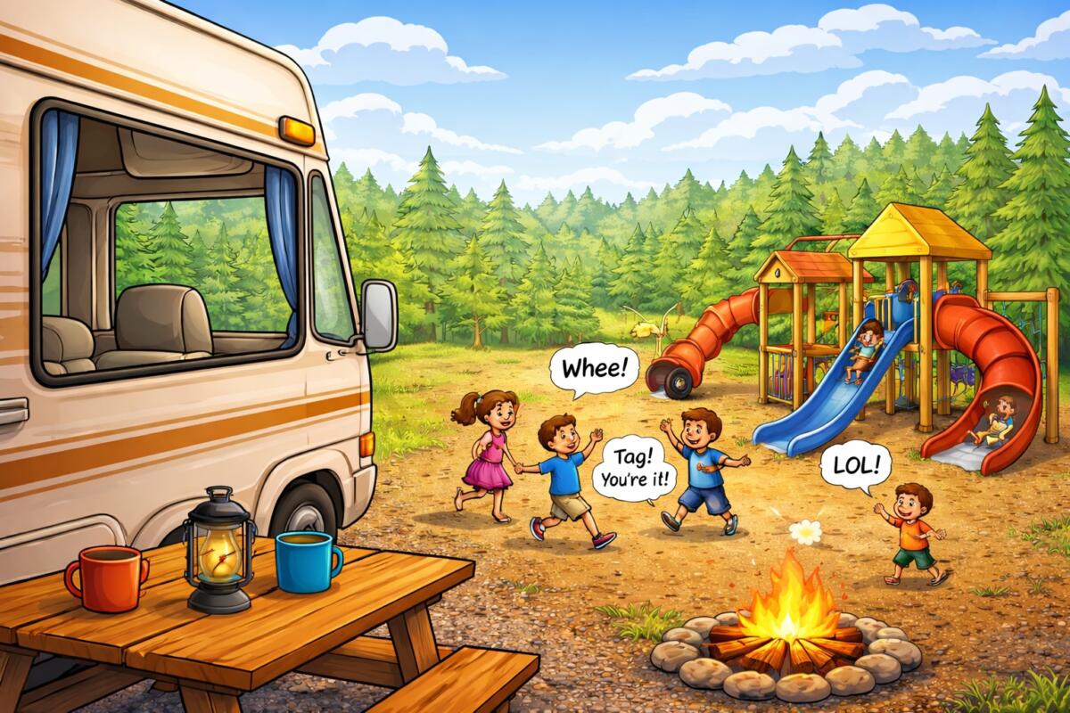 If the only available campsite was directly next to the playground, would you take it or look elsewhere?