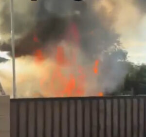 motorhome fire Yuma