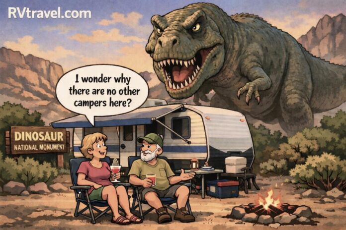 Dinosaur National Monument cartoon