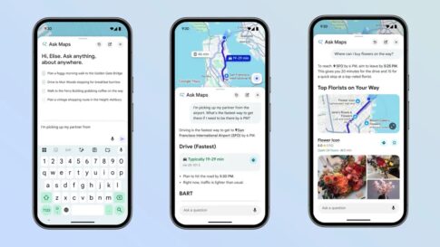 google maps update