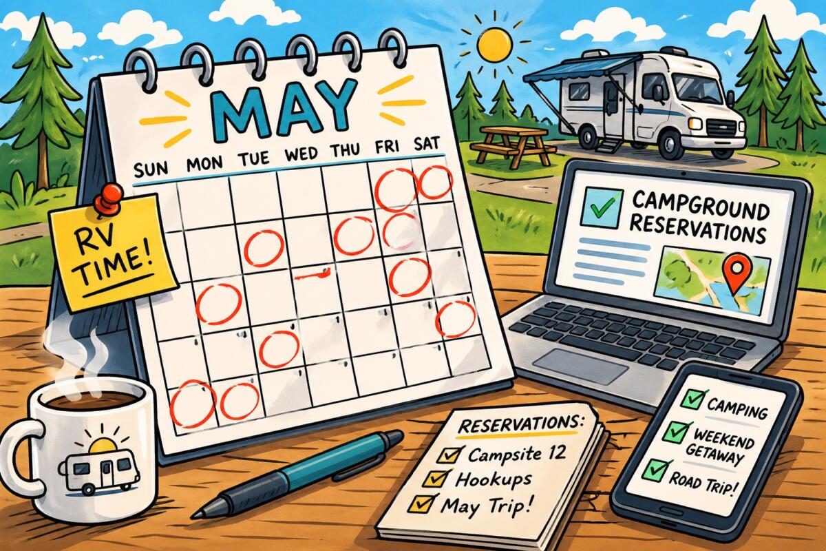 How much time will you spend RVing this month (in May)?